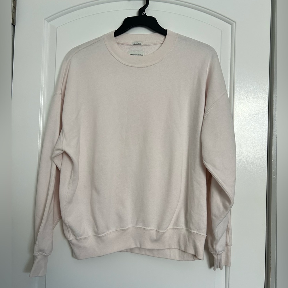 Abercrombie & Fitch Oversized A&F Crewneck Fleece… - image 1